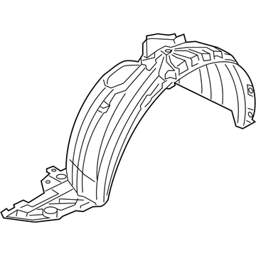 Chevrolet City Express Fender Splash Shield - 19316724