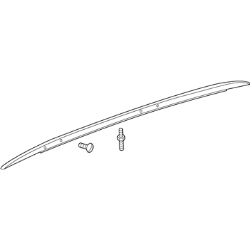 GM 84228496 Rail Assembly, Luggage Carrier Side *Satin Alumin