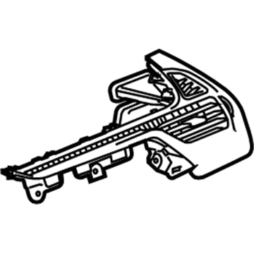 GM 23464593 Outlet Assembly, Instrument Panel Outer Air *Burnish H