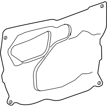 GM 95914292 Deflector Assembly, Front Side Door Water