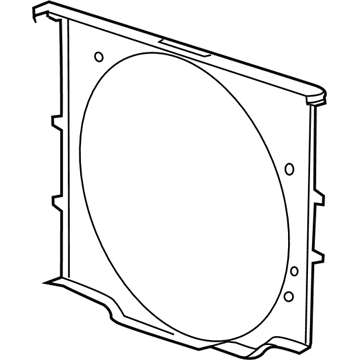 2017 GMC Sierra Fan Shroud - 84311332