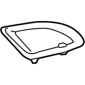 GM 23363069 Bezel Assembly, Instrument Panel Air Outlet *Piano Black