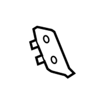 GM 25801337 Baffle, Quarter Inner Upper Panel Brace (To Quarter Outer Panel)