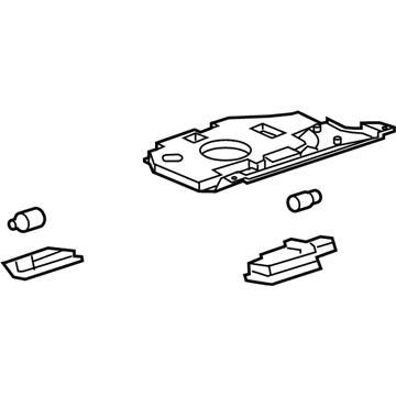 GM 9062776 Insulator, Instrument Panel Lower Trim Panel
