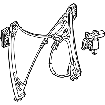 Chevrolet Corvette Window Regulator - 85524025