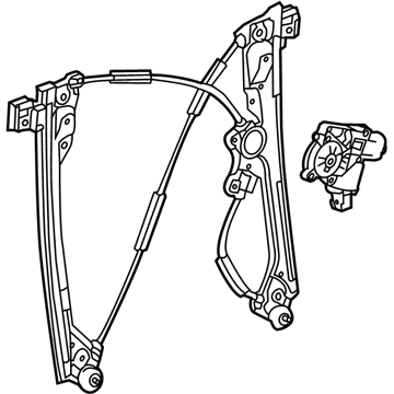 thumbnail image 2 of OEM GM Rear Left Power Window Regulator With Motor – 2014-2020 Chevy, 84043806, New Without Box 2 of 4