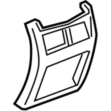 22945420 - Genuine GM Panel, Front Floor Console Rear Trim