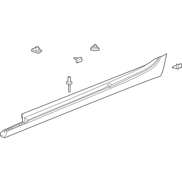 GM 23205910 Molding Assembly, Rocker Panel *Service Primer