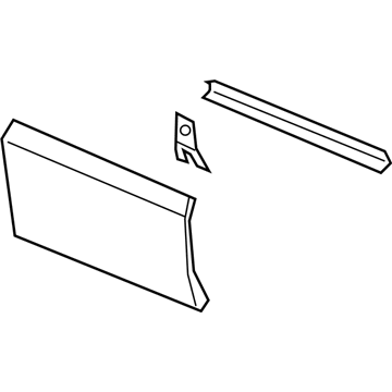 2007 Chevrolet Silverado Door Moldings - 88979996