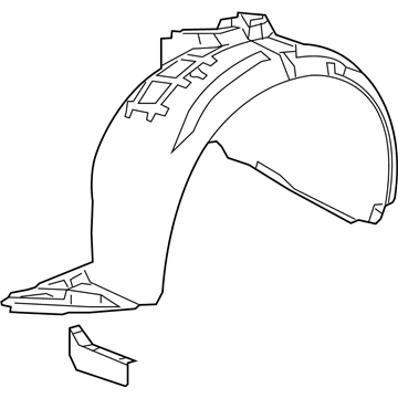 Chevrolet Malibu Fender Splash Shield - 84506559
