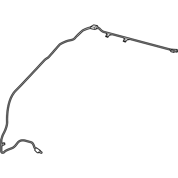 GM 20929430 Mobile Telephone Antenna Cable Assembly 20929430 GM Mobile Telephone Antenna Cable Assembly Illustration 1 of 1