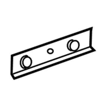 10302935 GM Plate Assembly, Body Upper Rear Panel Support Anchor Illustration 1 of 1