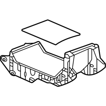 GM 84857045 Tray Assembly, F/Flr Cnsl Stow *Black 84857045 GM Tray Assembly, F/Flr Cnsl Stow *Black Illustration 1 of 1