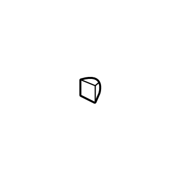 84857240 GM COVER-F/FLR CNSL EXTN PNL BOLT ACC HOLE *BLACK Illustration 1 of 1