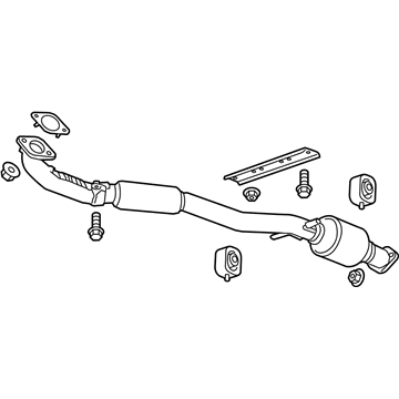 Superior Exhaust Rear Y-Pipe Catalytic Converter For 2007-2010 Chevy Malibu 3.5L – EPA Compliant, SS41632