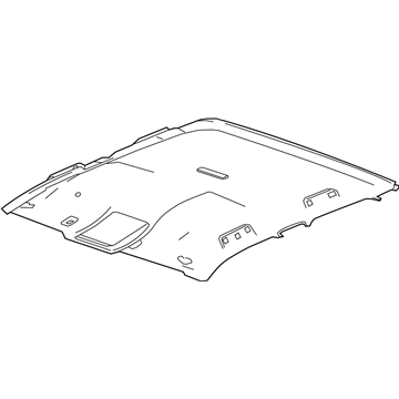 GM 23413388 Panel Assembly, Headlining Trim *Shale