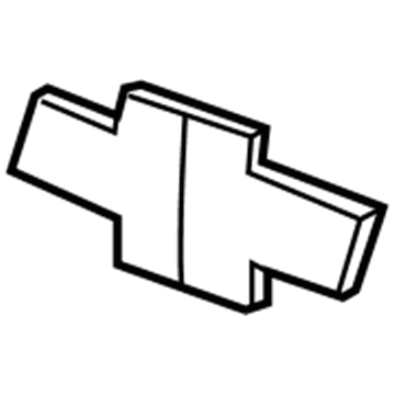 12335769 GM Emblem Asm,Radiator Grille Illustration 1 of 1