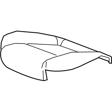 GM 84176303 Cover Assembly, Front Seat Cushion *Cinnamon