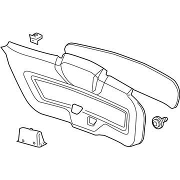 22819346 - Genuine GM Panel,Lift Gate Lower Trim Finish