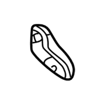 GM 88970844 Footrest,Driver 88970844 GM Footrest,Driver Illustration 1 of 1