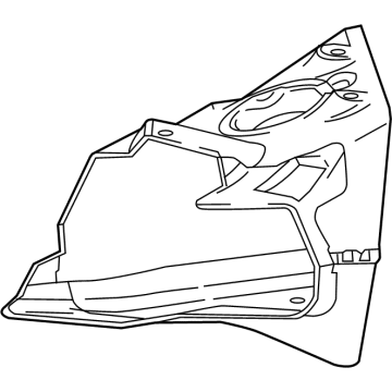 GM 84141578 Duct, Aux Rad Frt