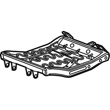 GM 23246687 Frame, Rear Seat Cushion
