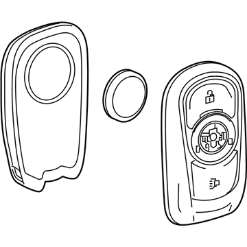 GM 13534465 Transmitter Assembly, R/Con Dr Lk & Theft Dtrnt