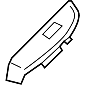 22891115 GM Plate,Rear Side Door Armrest Switch Mount Illustration 1 of 1