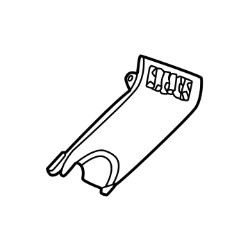 84845857 GM INSERT-W/S M/FUNC SEN MT BRKT CVR *JET BLACK Illustration 1 of 1