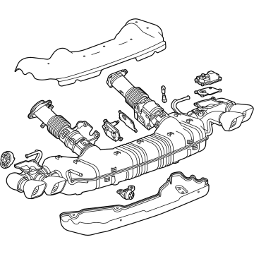 Chevrolet Corvette Muffler - 84896564