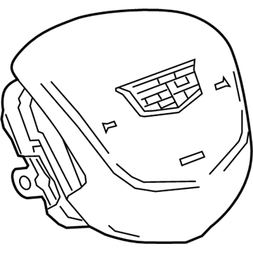GM 42849615 AIRBAG ASM-STRG WHL *JET BLACK