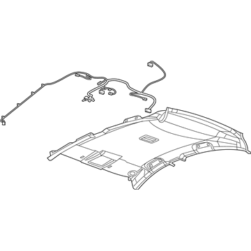 GM 42475862 Panel Assembly, Headlining Trim *Titanium