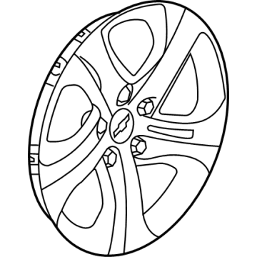 2023 Chevrolet Trailblazer Wheel Cover - 42538448