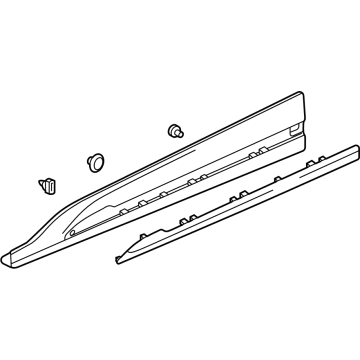 2022 Chevrolet Bolt EV Door Moldings - 42786076
