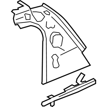 GM 95185784 Body Lock Pillar Inner Panel Assembly 95185784 GM Body Lock Pillar Inner Panel Assembly Illustration 1 of 1
