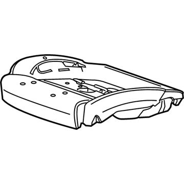 Cadillac XTS Seat Cushion Pad - 22880908