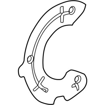 2023 Chevrolet Corvette Brake Backing Plate - 84035693