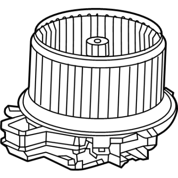 HVAC Heater Blower Motor With Fan Cage For Chevy Colorado GMC Canyon SSR – A-Premium, 89019178