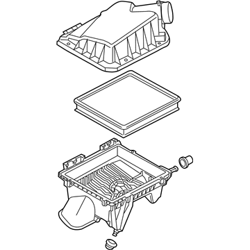 Chevrolet Impala Air Filter Box - 23208325