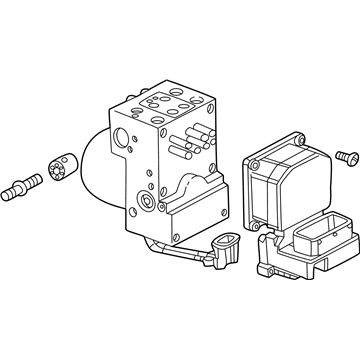 GM 10333415 Brake Pressure Modulator Valve Assembly (W/ Electronic Brake) 10333415 GM Brake Pressure Modulator Valve Assembly (W/ Electronic Brake) Illustration 1 of 1