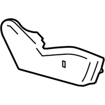 20980225 GM Cover,Passenger Seat Outer Adjuster Finish Illustration 1 of 1