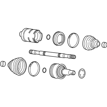 Cadillac CTS Axle Shaft - 84550220