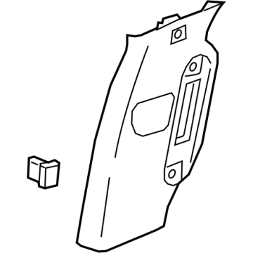 86515233 - Genuine GM PANEL,CTR PLR UPR TR *VERY DARK AT