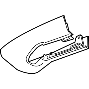 GM 23260391 Cover, Windshield Multifunction Sensor Mount Bracket *Black 23260391 GM Cover, Windshield Multifunction Sensor Mount Bracket *Black Illustration 1 of 1