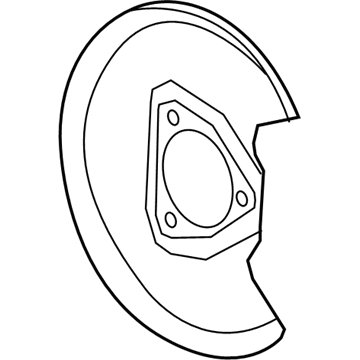 Cadillac XT6 Brake Backing Plate - 22995250