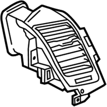 GM 23464301 Outlet Assembly, Instrument Panel Center Air