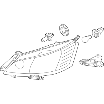 GM 19316421 Headlamp