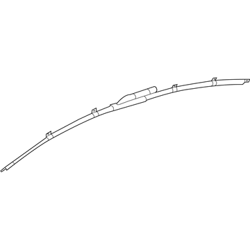 84717288 GM Front & Rear Row Roof Rail Airbag Assembly Illustration 1 of 1