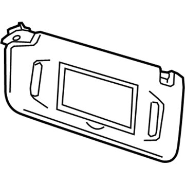 GM 84247199 Sunshade Assembly, . *Grey R