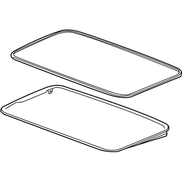 GM 84515806 Window Assembly, Sun Rf